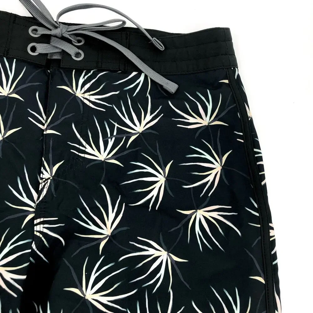 PRANA Men's Vintage Boardshort XS Size 28 Black Bloom 6